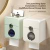 CHole-free Waterproof Wall-mounted Tissue Dispenser for Bathrooms