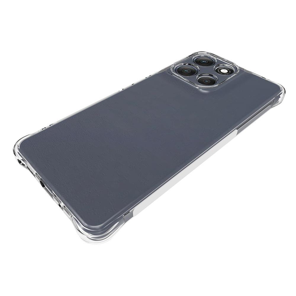For Motorola Moto G86 Power 5G Case WANLONFENG WL Series 2.0mm TPU Phone Cover with Tempered Glass Film