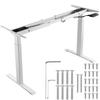 VEVOR Standing Desk Frame Dual Motor, Adjustable 27.6"-46.1"/70-117 Cm Height & 43.3"-70.1"/110-178 Cm Length Electric Stand