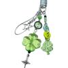 Four-Leaf Clover Pendant: Lucky INS-Style Handmade Bag, Journal & Phone Accessories