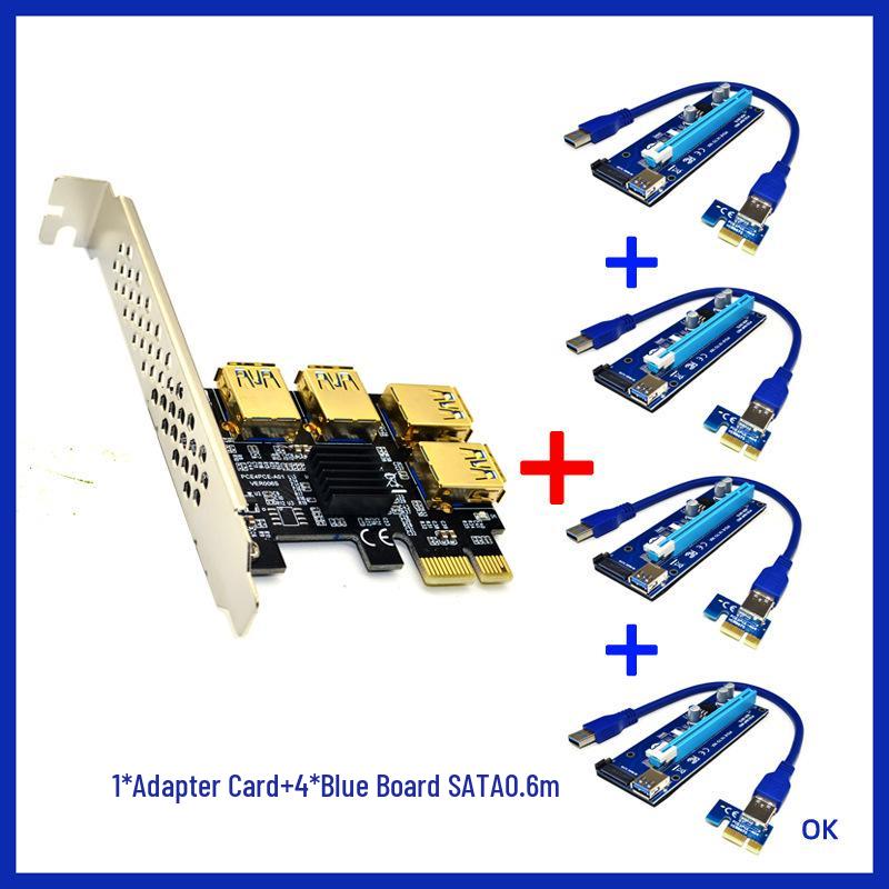 PCI-E Multi-Port USB3.0 Expansion Card Adapter (1 To 2, 4, 5, or 6 Ports)