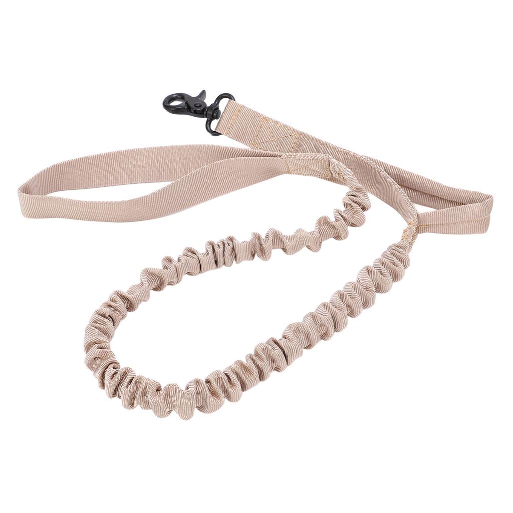 Heavy Duty Bungee Dog Leash Elastic s Rope with 2 Padded Control Handles for Military Dog Training Night Walking