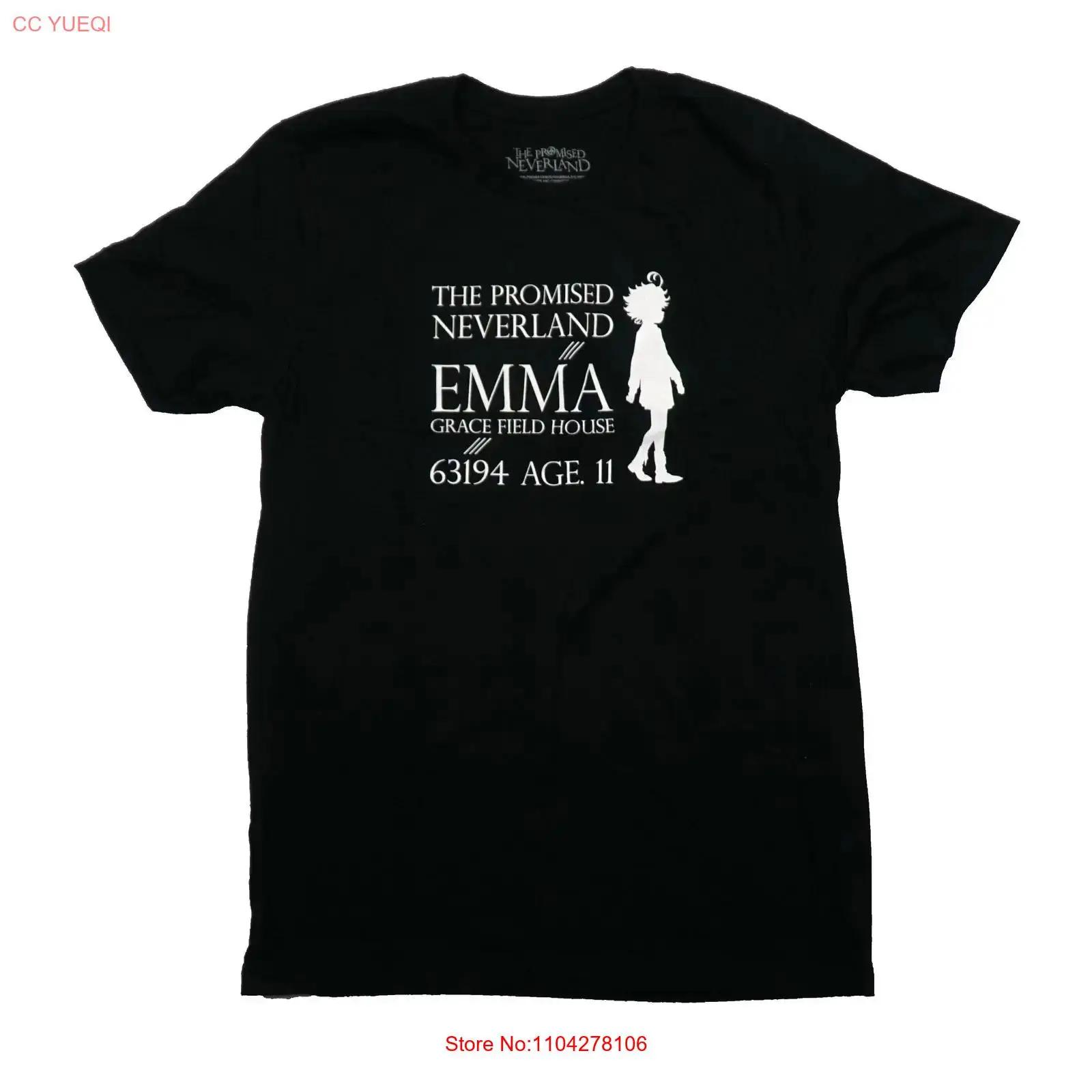 

The Promised Neverland New Adult T Shirt Emma Grace Field House vintage Washed Breathable Unisex Casual Stretched Soft S разноцветный