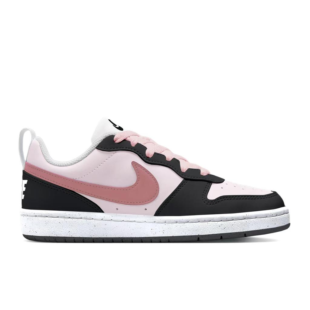 Nike Court Borough Low top Skateboard Shoes Unisex White Pink Black DV5456-131(TeamL-)