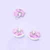 S999 Pure Silver Epoxy Resin Zodiac Horse Rocking Horse Pendant DIY Handmade BraidedRrope Material Accessories