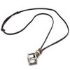 Birthday Gifts Niche Design Sweater Chain Men Leather Necklace Fashion Jewelry Ins Style Necklace