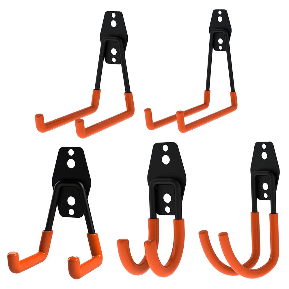 Heavy Duty Metal Hook Wall Mount Bicycle Hanger Hooks Wall Mount Anti-slip Storage Hook for Organizing Ladder Heavy Tools