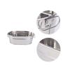 Stainless Steel Tableware Plate French Fries Bucket Snacks Chicken Plate Bread Basket