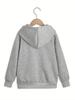 Autumn/Winter Fashionable Hoodie for Boys and Girls, Casual Style, Trendy Christmas Gift, Children's Halloween Streetwear
