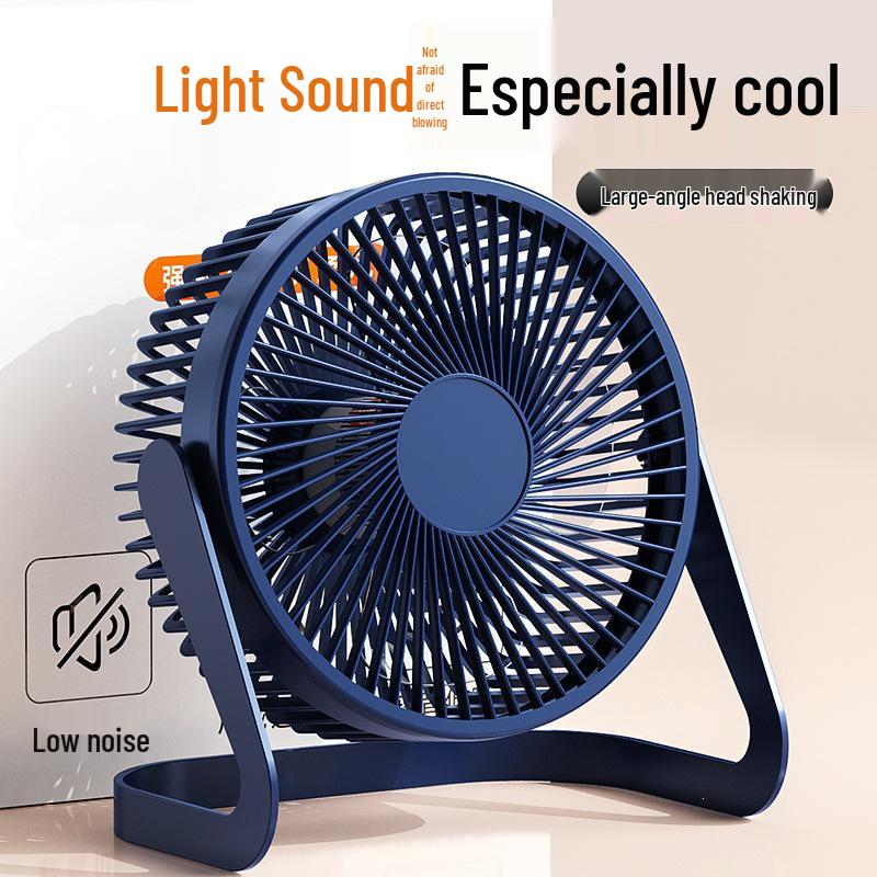 

Portable Rechargeable USB Mini Desk Fan for Home, Office, and Student Use In Stock