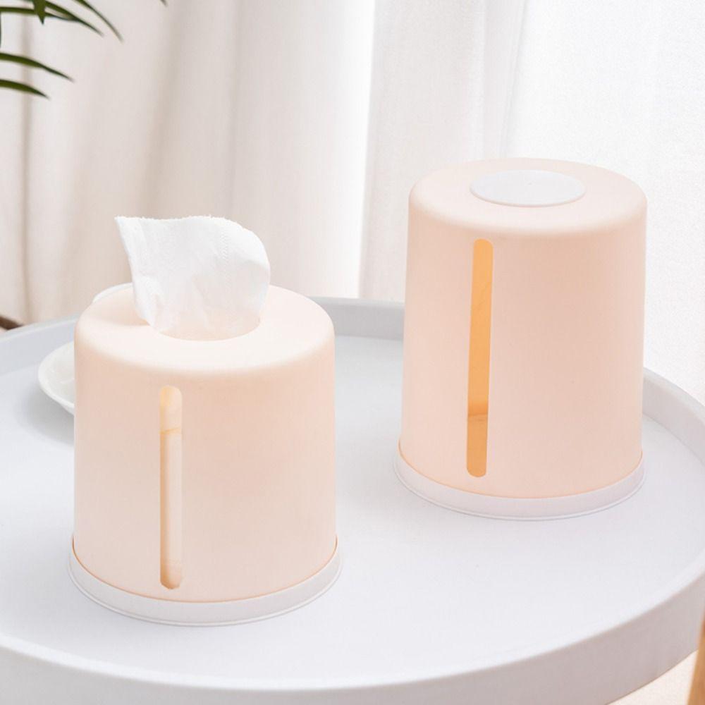 Κυλινδρικό Κουτί Χαρτοπετσέτας Πλαστική Θήκη για Χαρτομάντηλα Πολυλειτουργικό Κουτί Κυλινδρικού Χαρτιού Χρήση στο Σπίτι