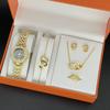 Fashion Women's Watch Set, Elegant Temperament, Quartz Watch, Hot-selling Jewelry Bracelet Set