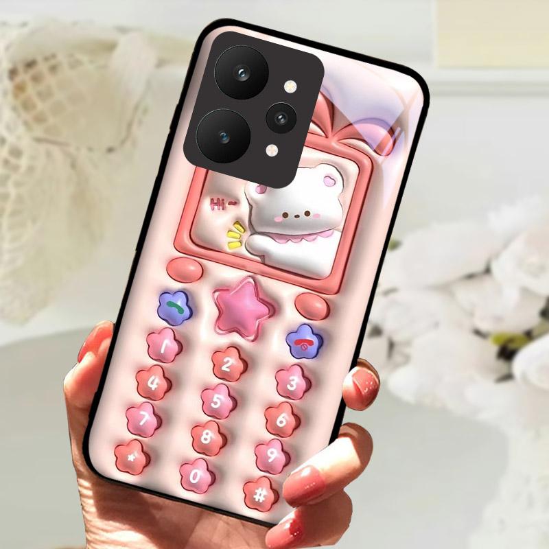 Shockproof Case For Realme 15 5G Phone Cover RMX5106 RMX5105 Tempered Glass Cases For Realme15 Fundas Luxury Protective Shell