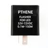 2 Pin 32V 48V 52V 60V 72V Motorcycle Scooter LED Turn Signal Flasher Relay