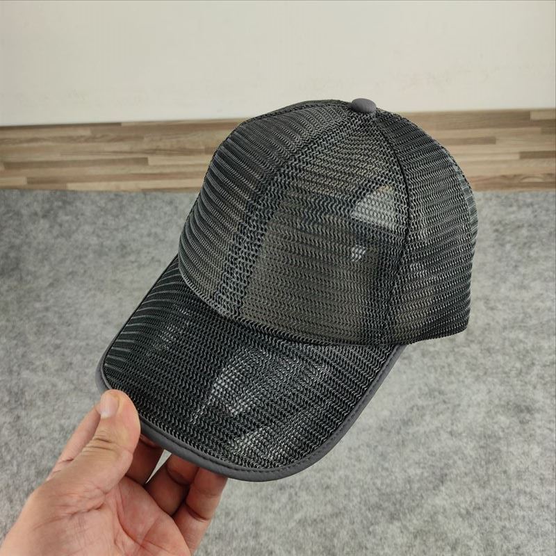 Small Head Mesh Cap Breathable Baseball Casual Fashion Trend Women's Hat Size Men's Solid Color Summer