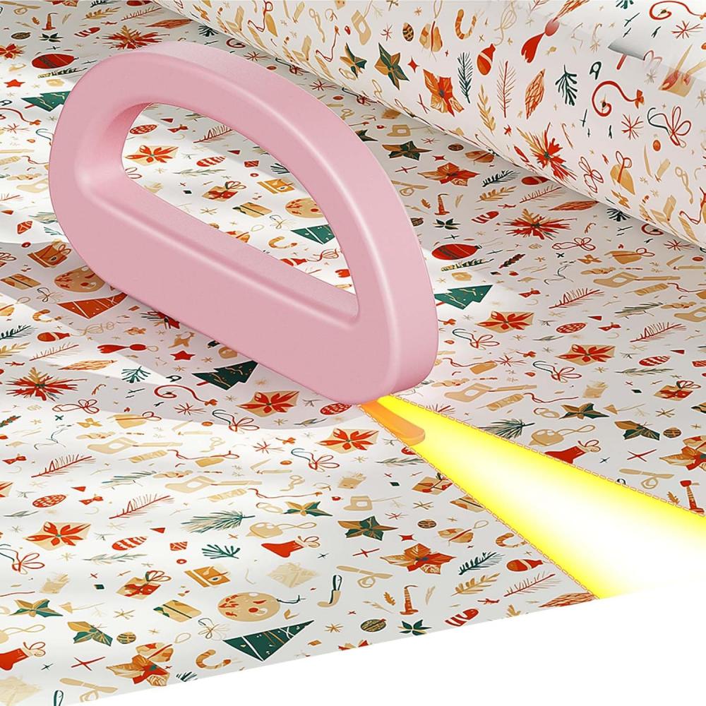 Portable Packaging Paper Cutter, Sliding Safety Gift Packaging Paper Cutter, Suitable for Gift Wrapping Paper, Christmas, Hallow