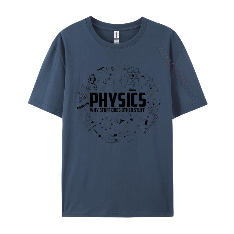 Physics Stuff Tshirts 100 Cotton Fabric Men Tops  Tees Novelty Design Tshirts Unique Tops Shirts Designer
