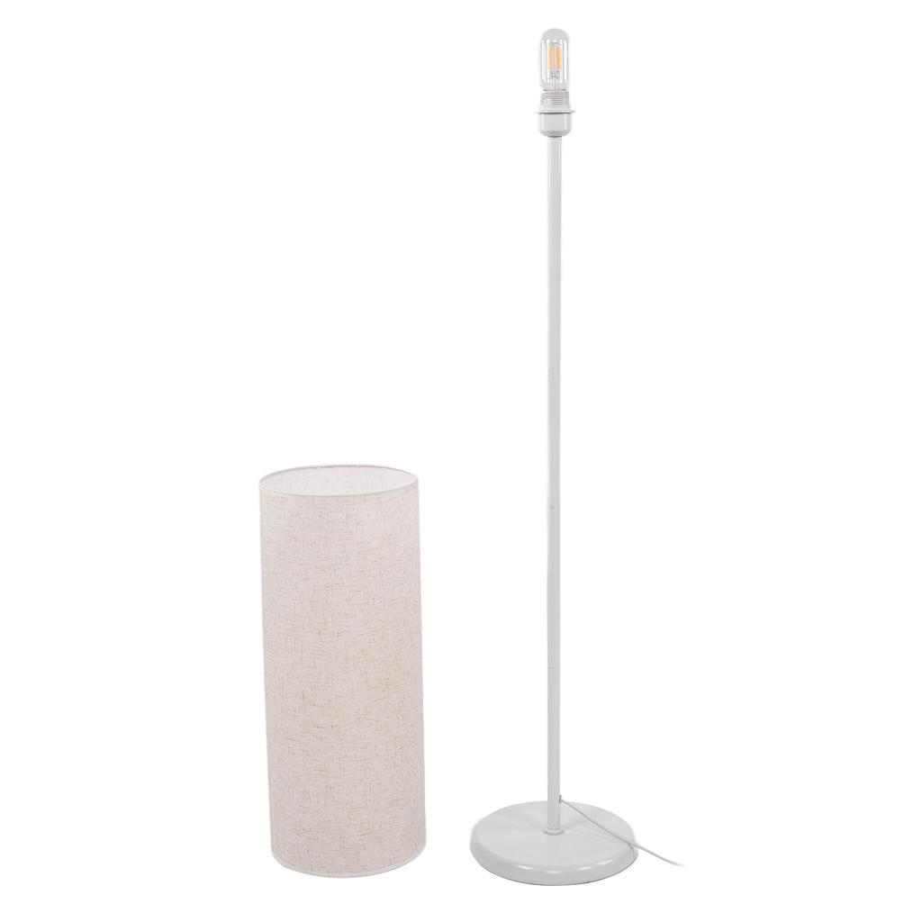 Stoff Metall Stehleuchte 2700K LED Moderne Stehlampe für Schlafzimmer Büro Wohnzimmer AU Stecker 220V