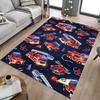 1PC Firetruck Firehelicopter Non-Slip Floor Carpet Compatible for Office&Living Room&Bedroom&Dining Room -  Soft & Pattern-G0352