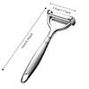 2 in 1 Vegetable and Fruit Peeler Stainless Steel Potato Peeling Artifact Kitchen Planer  Tomatoes