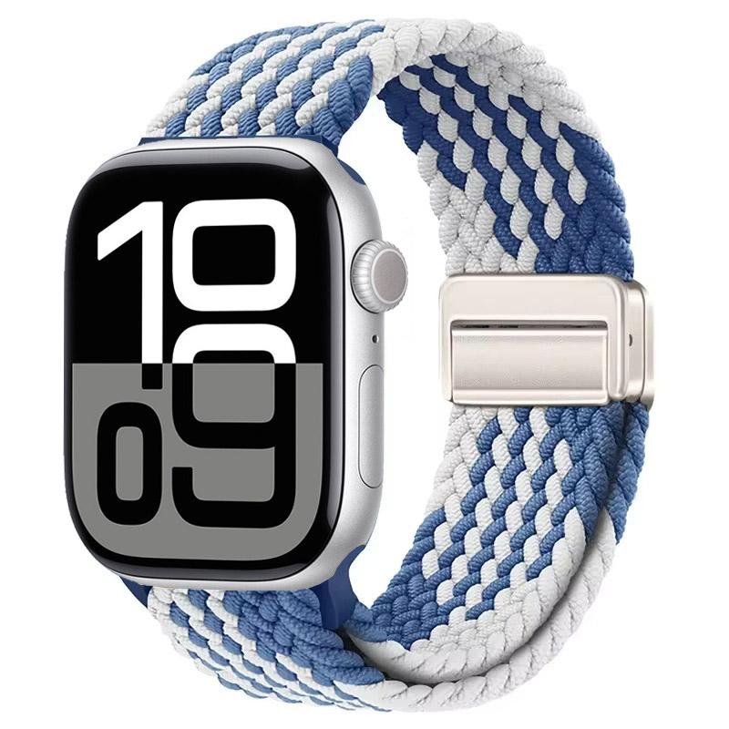 

Nylon Strap for Apple Watch 10 46mm 42mm/Ultra 2 49mm 9 8 7 Breathable Watchband iwatch Series 6 5 4 SE 44mm 40mm 45mm 41mm Band S10 46-42 44 45 49mm