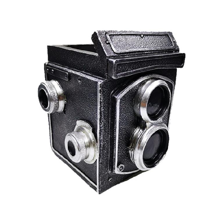 Creative Camera Flower Pot Garden Plant Suitable for Coffee Shop and Restaur чёрный