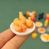6Pcs/10Pcs/Set Miniature Dollhouse Hamburger Coke Cup Fast Food For Doll House Play Kitchen Ice Cream Accessories Toy