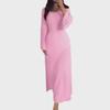 Women's 2024 Spring/Autumn Long-Sleeve Loose Casual Professional Dress