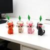Cute Mini Cat Ornament 3D Printed Cat Figurine Car Dashboard Decor Funny Vehicle Interior Accessory for Home Office Decor