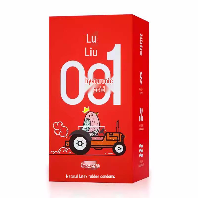 Mingliu Ultra Thin Long-Lasting Dotted Condoms with Hyaluronic Acid - 10 Pack