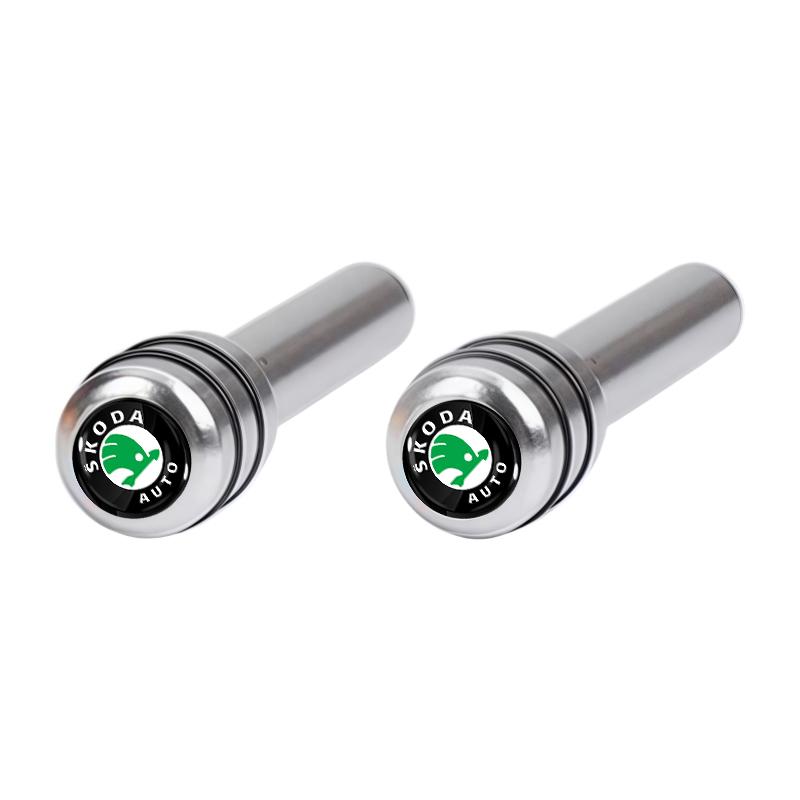 VMAD6 Alloy automobile safety door lock pin safety accessories For skoda OCTAVIA RS FABIA KAMIQ KAROQ KODIAQ RAPID SCALA SUPERB Scale