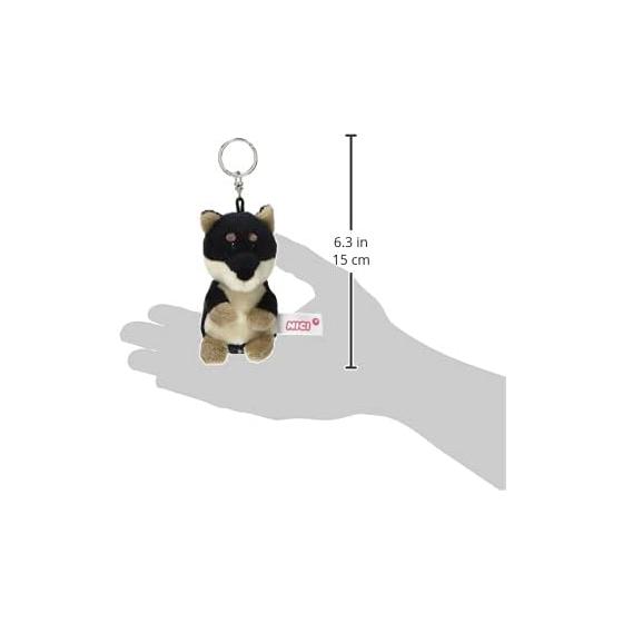 NICI Key Ring Kuroshiba 10cm Germany Plush Gift Bean Bag Key Ring Kuroshiba 3090556