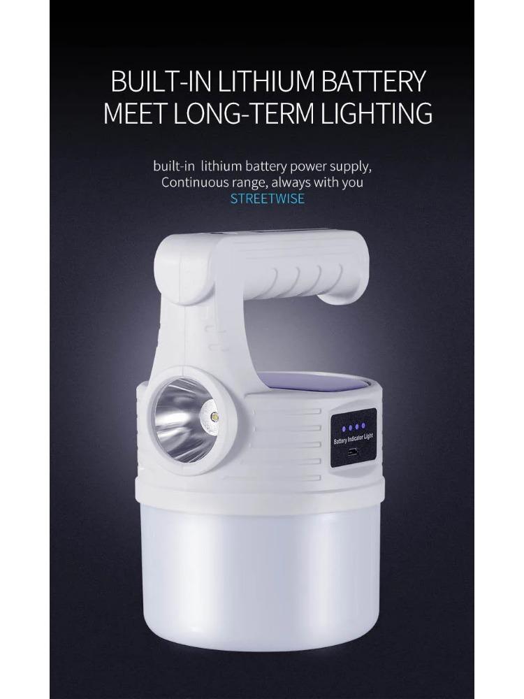 LED Solar Camping Lamp Bulbs Powerful Rechargeable Flashlight Outdoor Emergency Fishing Portable Lanterns Night Light