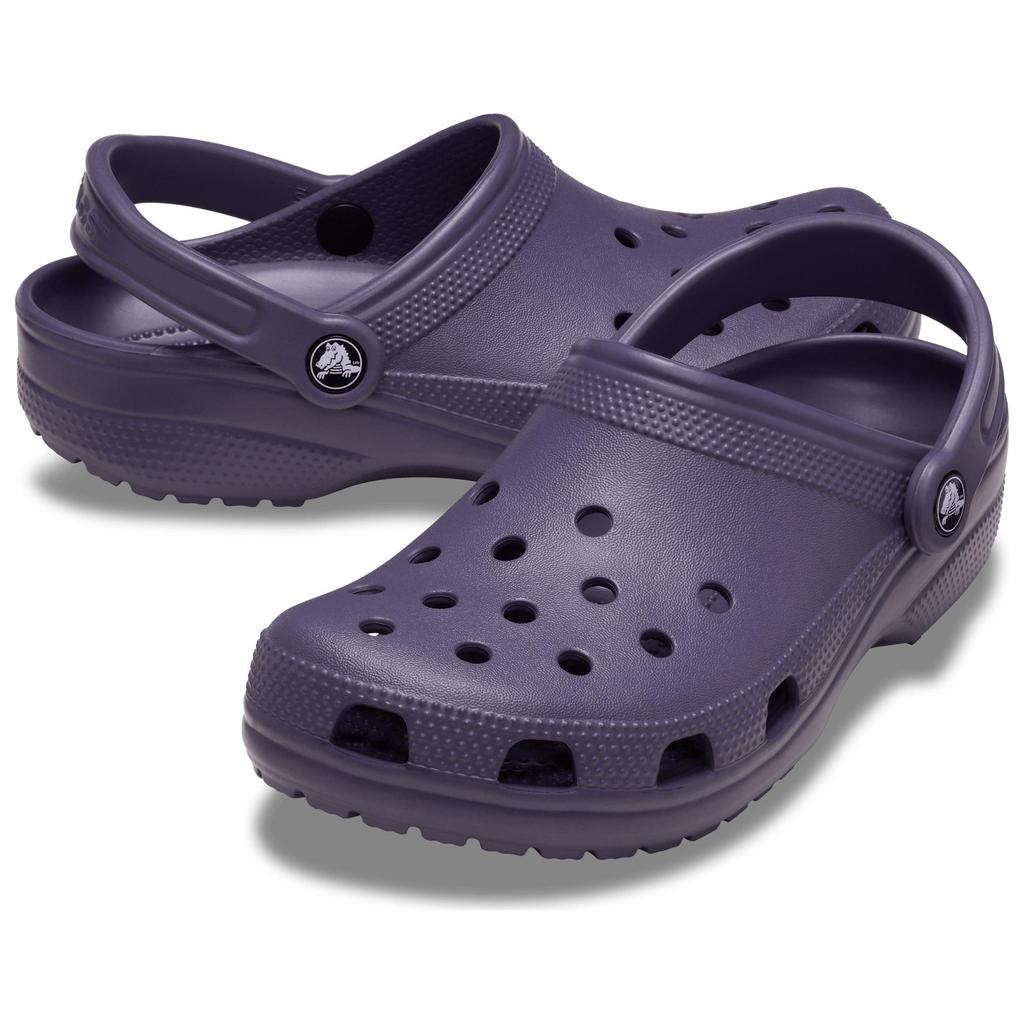 Crocs Classic clog comfortable and versatile hole shoes for men and women in aubergine colour