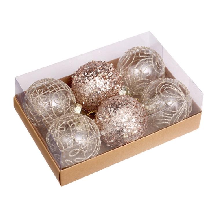 Stylish Christmas Tree Baubles Pendant Hand Painted Colorful Christmas Holidays Decorations Festives Tree Embellishments шампанского
