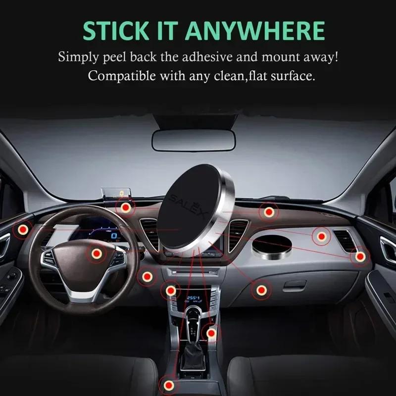 Magnetic Fashion Car Phone Holder Car Phone Holder IPhone Xiaomi Huawei Samsung Dashboard Wall Mount Car Magnet Sticker