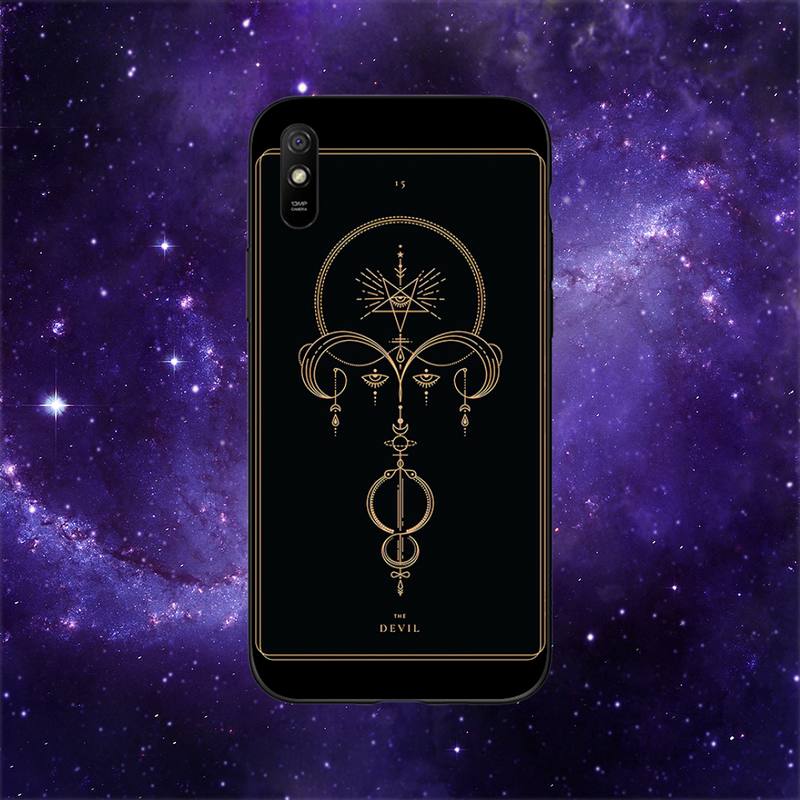 Tajemnicza karta tarota etui na telefon do Xiaomi9 10 11PRO LITE Redmi NOTE7 8 9 10A PRO K40 Poco3 Shell