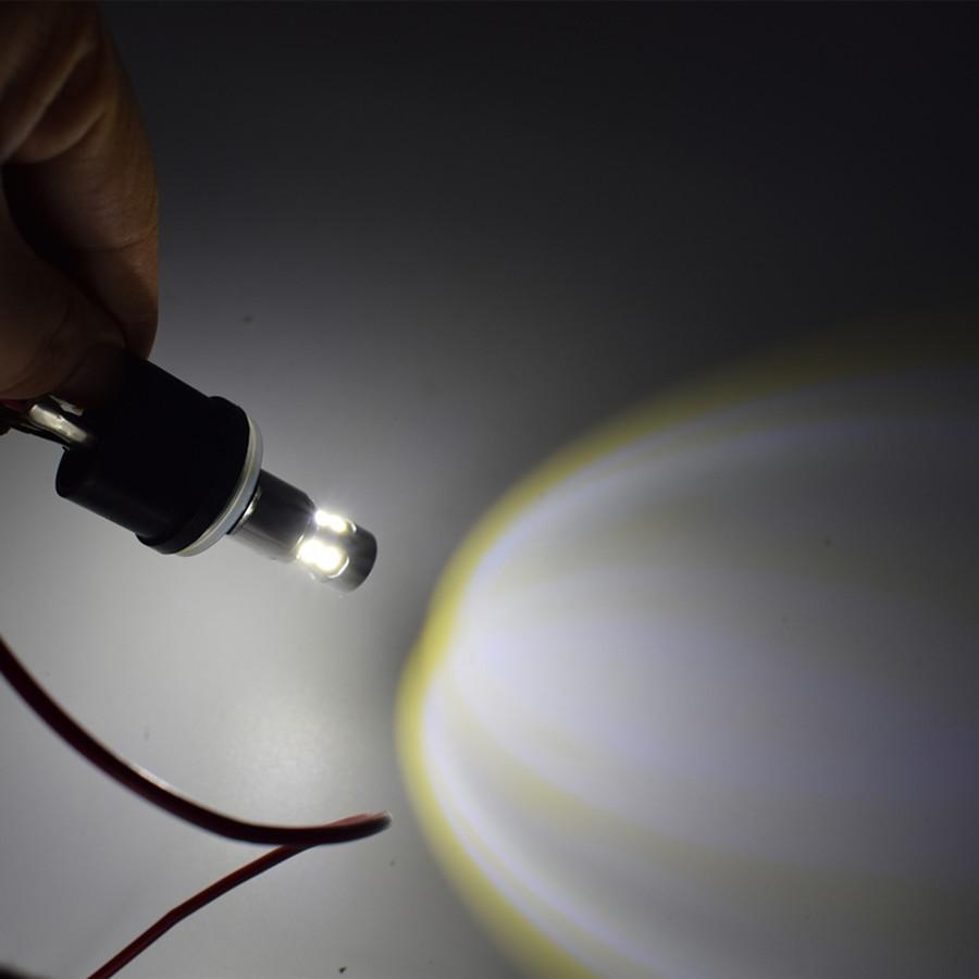 2Pcs Super Bright 881 10W 3030 10SMD 6K LED Decode Front and Rear Fog Light Bulbs