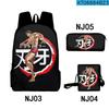 Classic Anime Yujiro Baki Hanma 3D Print 3pcs/Set pupil School Bags Laptop Daypack Backpack Inclined shoulder bag Pencil Case