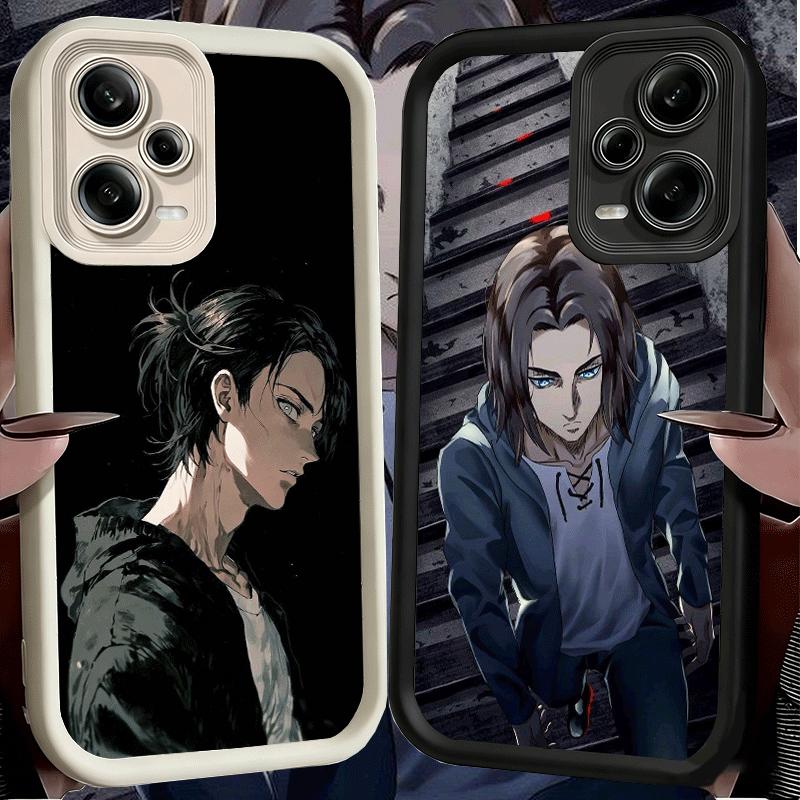 Phone Case for Xiaomi Redmi Note 15 14 13 Pro Plus A-Attack On T-Titan Eren Yeager Shell 12S 11 11S 11T 5G 14S Soft Silicone Fun