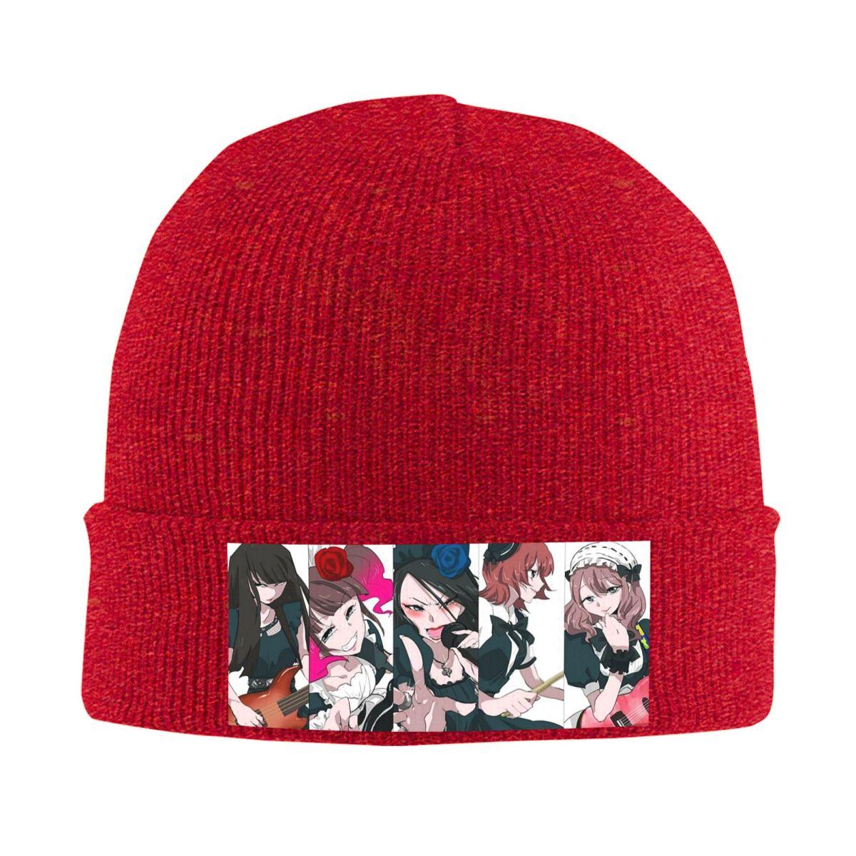 Band Maid Japan Metal Rock Warm Knitted Cap Winter Knit Bonnet Hat Skullies Beanies Hip Hop Caps for Unisex One Size