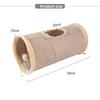 JUSTINLAU Foldable Plush Cat Toy Tunnel Chase Hide Tunnel Puppy Kitten Rabbit Hide-and-seek Indoor Toys Pet Supplies At Home