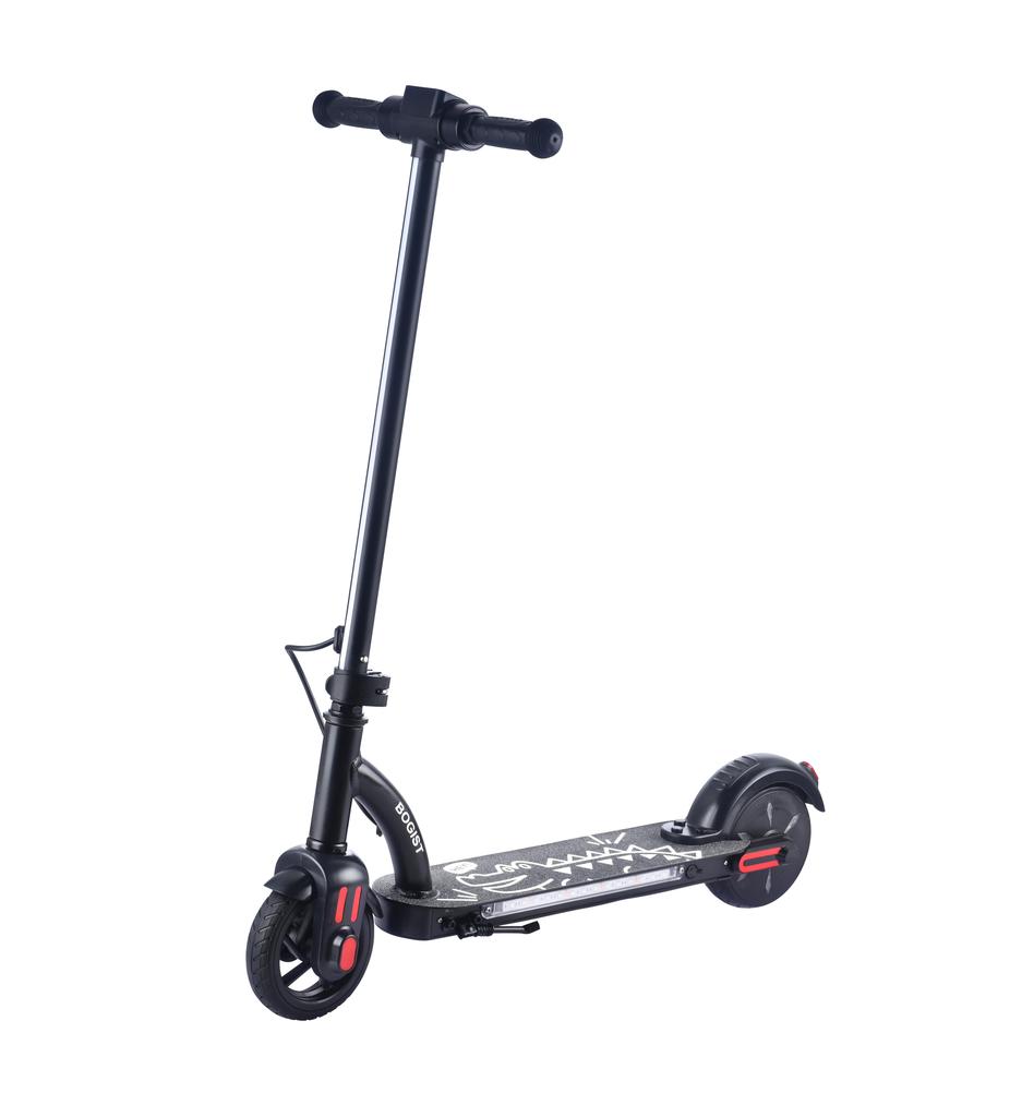 BOGIST E6 PRO Dětská elektrická koloběžka 24V1.5Ah Baterie 80W Motor 5 PALCOVÁ Plná pneumatika Jízda venku Skládací E-koloběžka