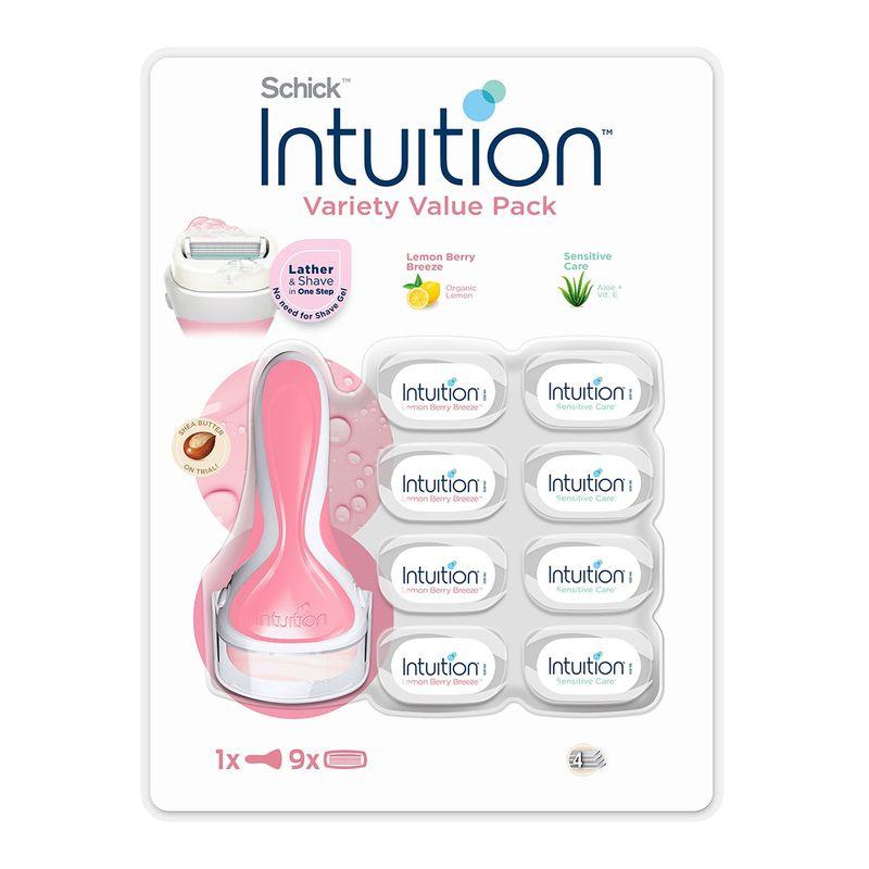 

Schick Intuition Razor Set 1 Handle + 9 Blades