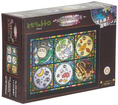 Ensky 208-piece Art Crystal Jigsaw Puzzle: My Neighbor Totoro - Totoro's Forest Letter (208-AC01)
