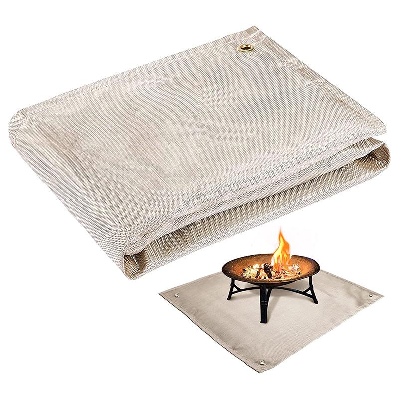 Fireproof Fiberglass BBQ Heat Insulation Pad - Flame Retardant, High Temp Resistant Cloth.