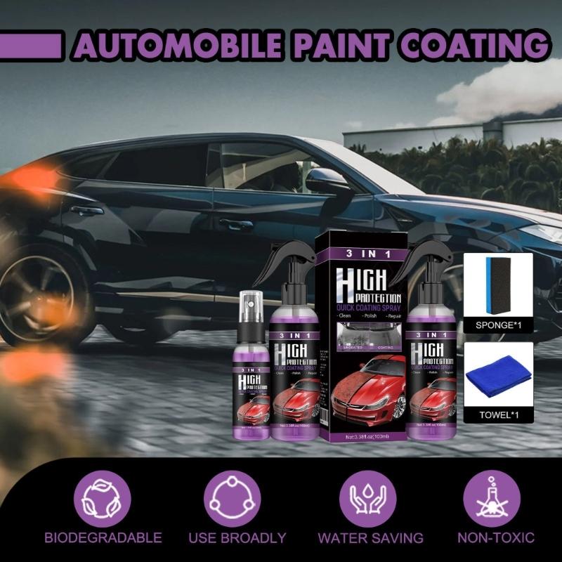 Automotive Coating Sprayer Shine Restorer and Scratch Remover Suitable for Cars Easy Application Long Lasting Protection