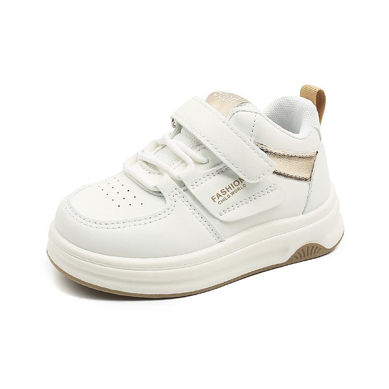 

Весенне-осенние новые универсальные однотонные спортивные туфли на мягкой подошве для мальчиков и девочек 32 белый