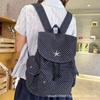 Schoolbag polka dot strap 1011 new backpack college style college student commuting daily niche leisure travel small backpack