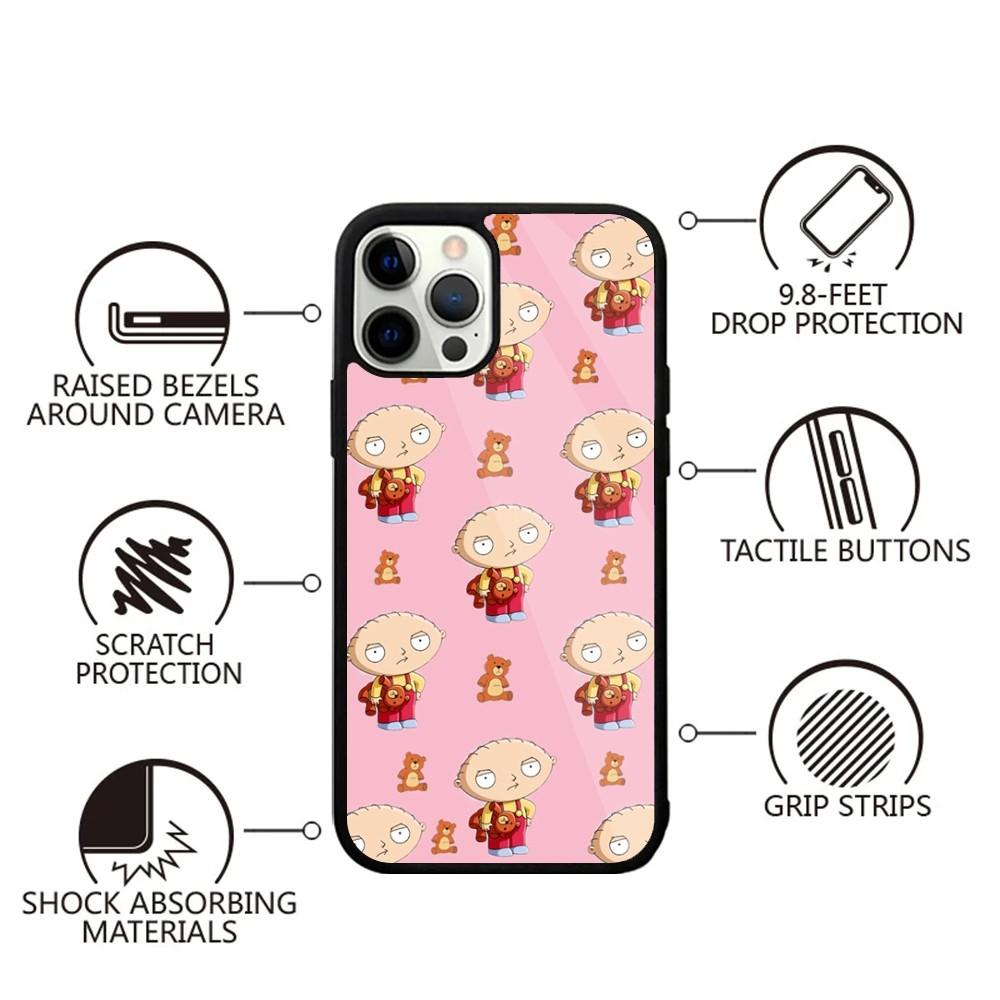 F-Family Funny Guy Phone Case For iPhone 16,15,14,13,12,11,Plus,Pro,Max,Mini Magsafe Magnetic Wireless Charging